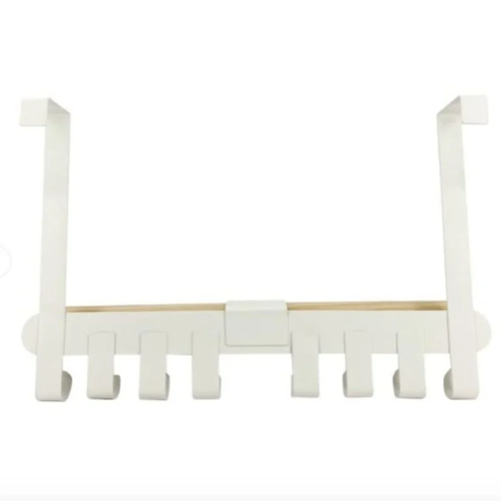 Squared Away Over-the-Door Accessory Organizer in Blond/Coconut Milk